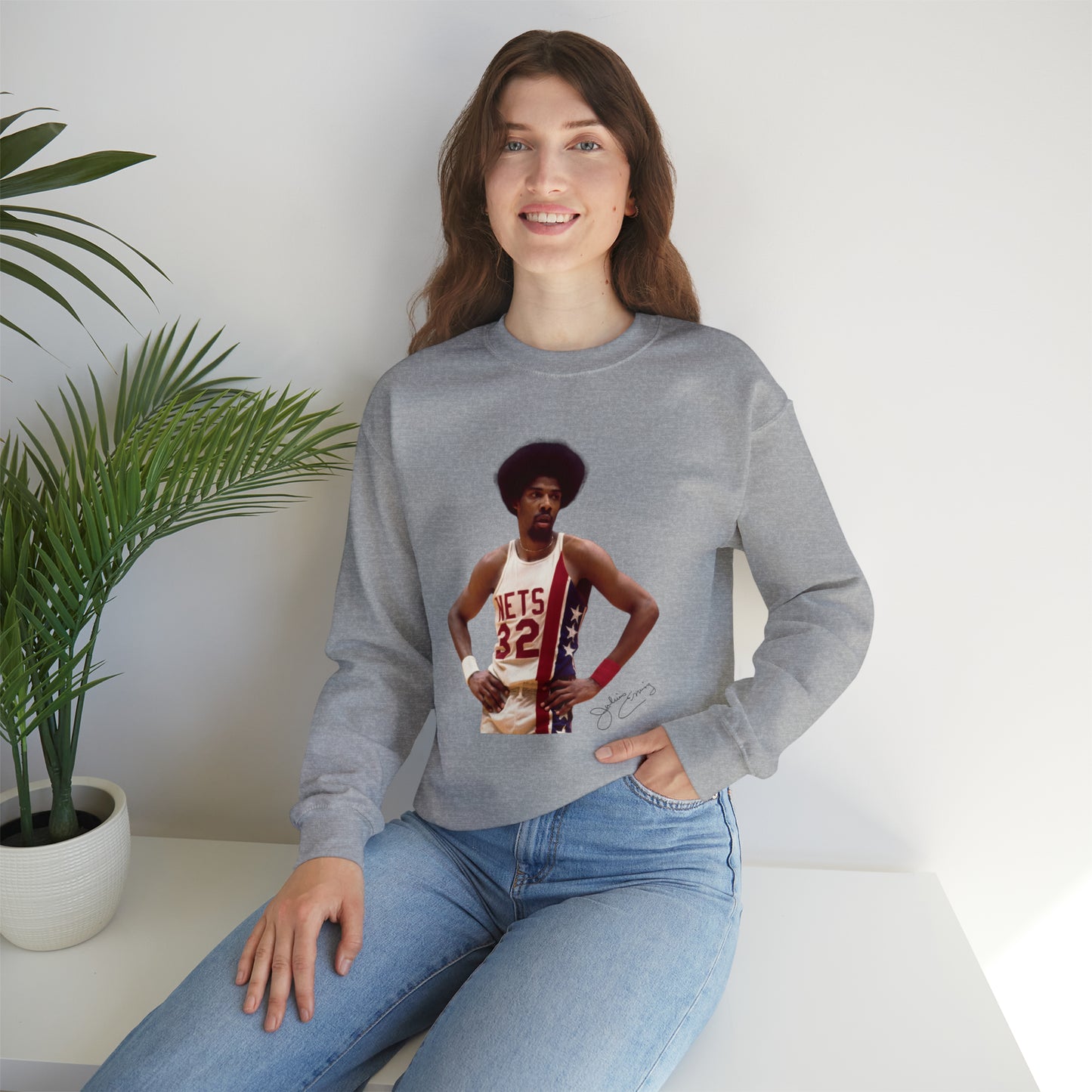 "Dr. J" - Crewneck Sweatshirt