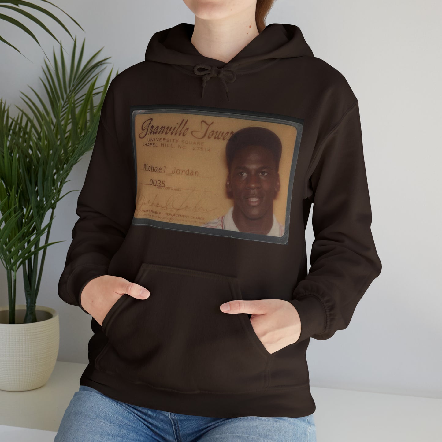 "MJ College ID" - Hooded Sweatshirt