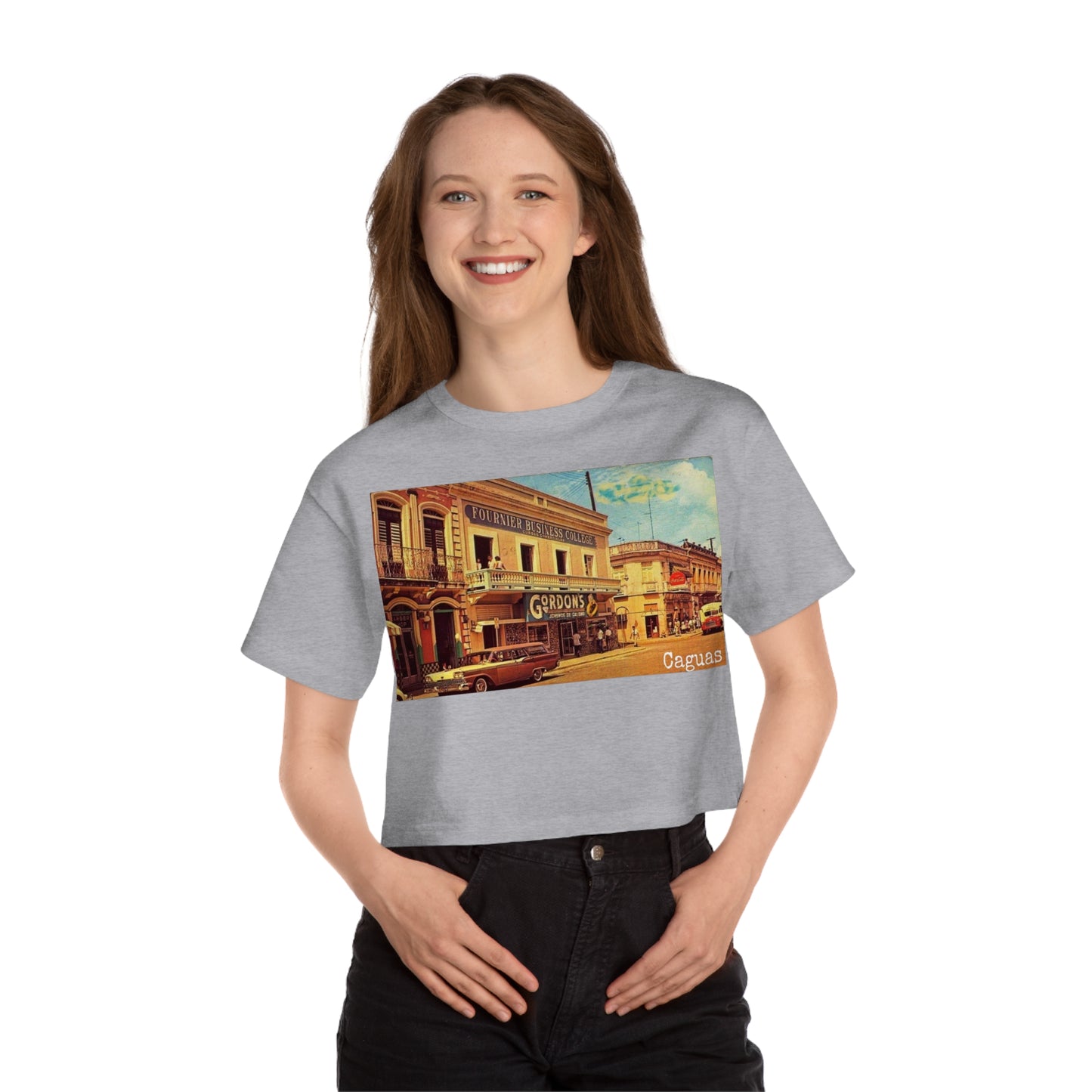 "Yo soy de... Caguas" - Cropped T-Shirt