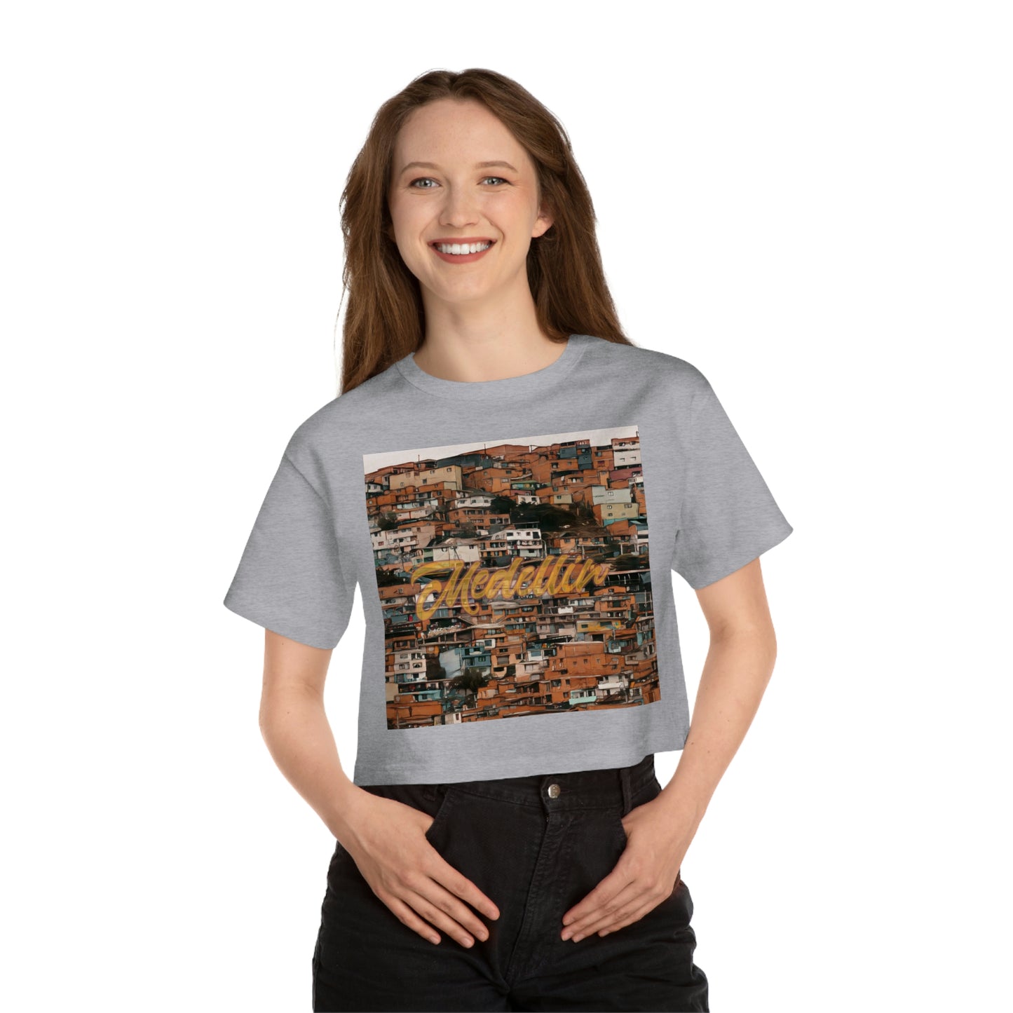 "Yo soy de... Medellin" - Cropped T-Shirt
