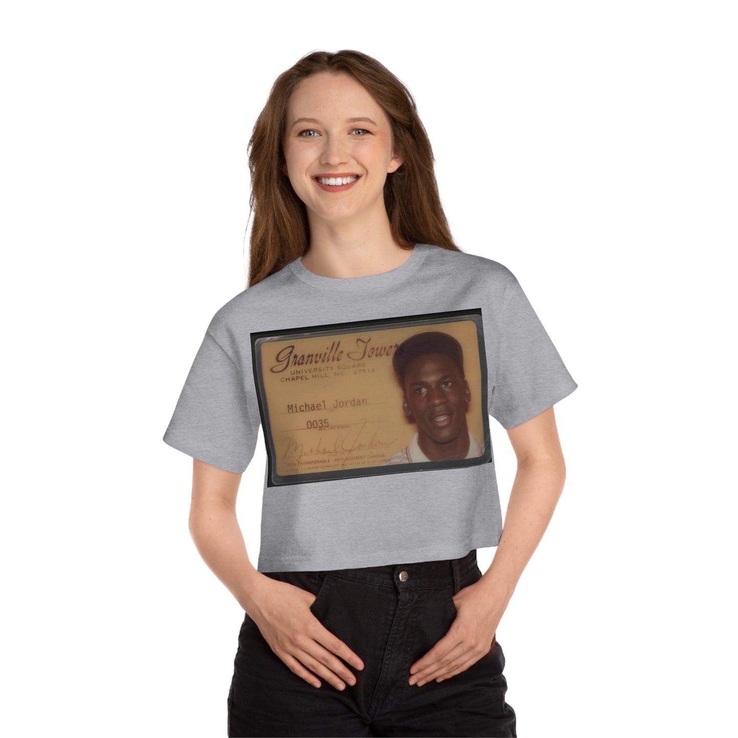 "Jordan College I.D." - Cropped T-Shirt