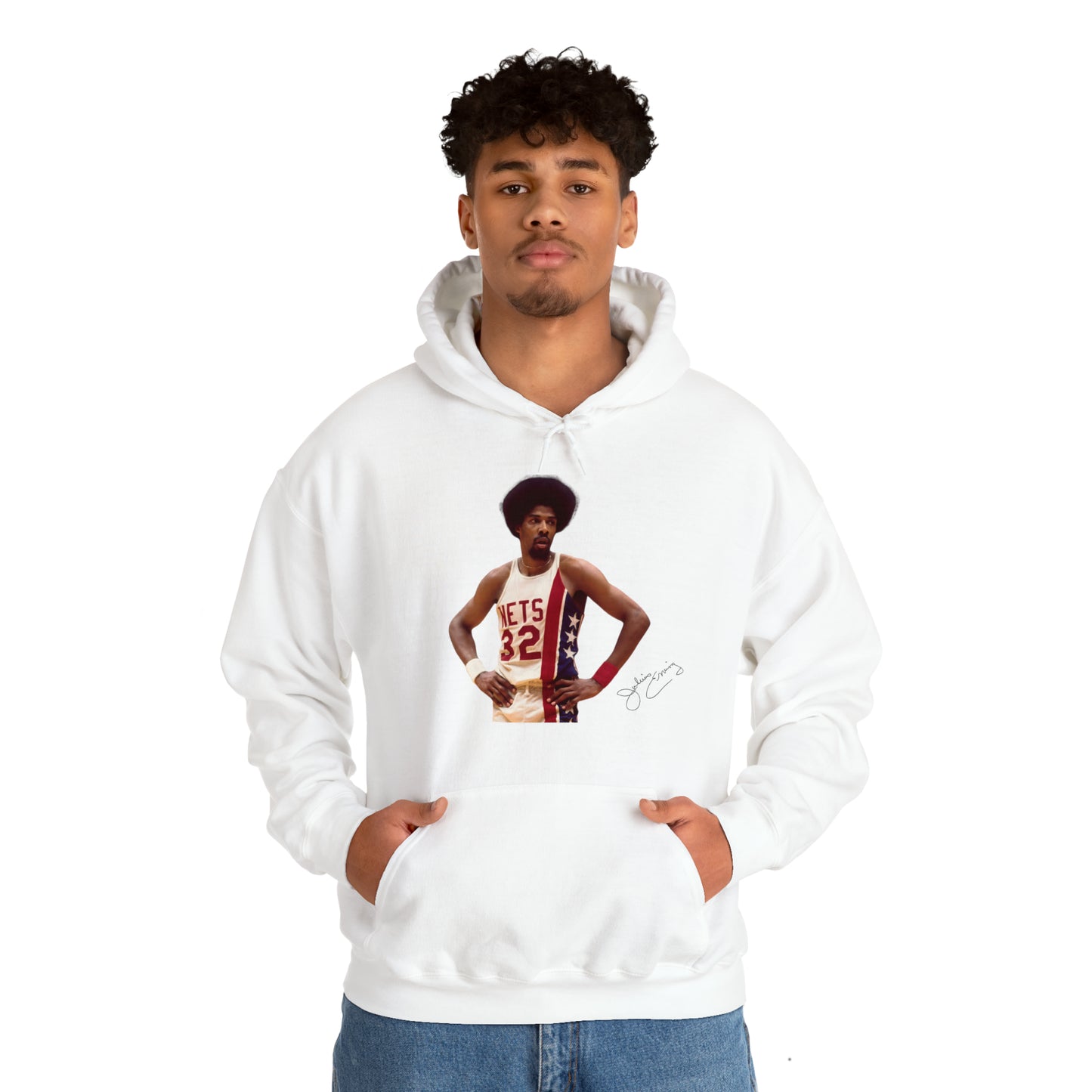 "Dr. J" -  Hooded Sweatshirt