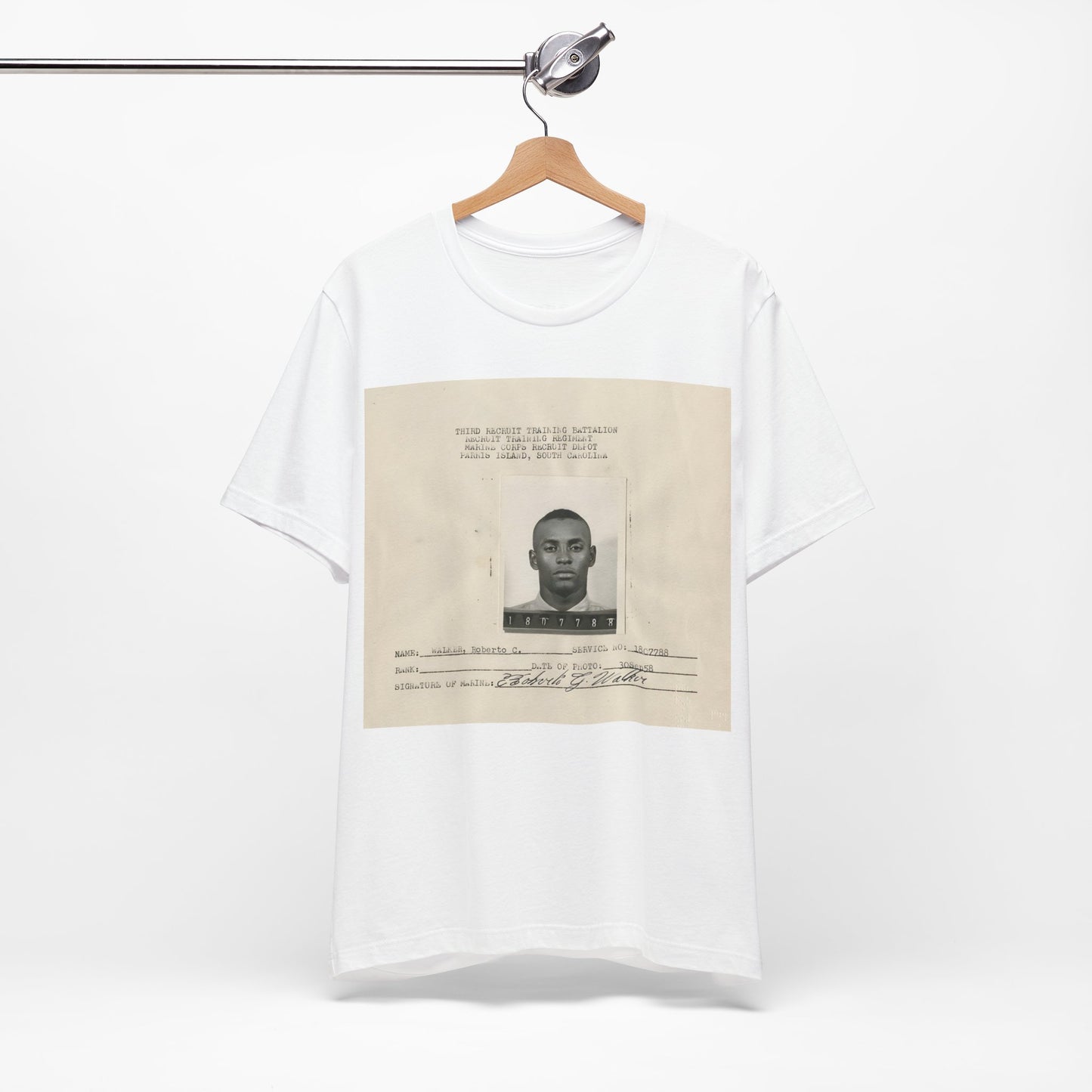 "Infantryman  Clemente: -  Short Sleeve Tee