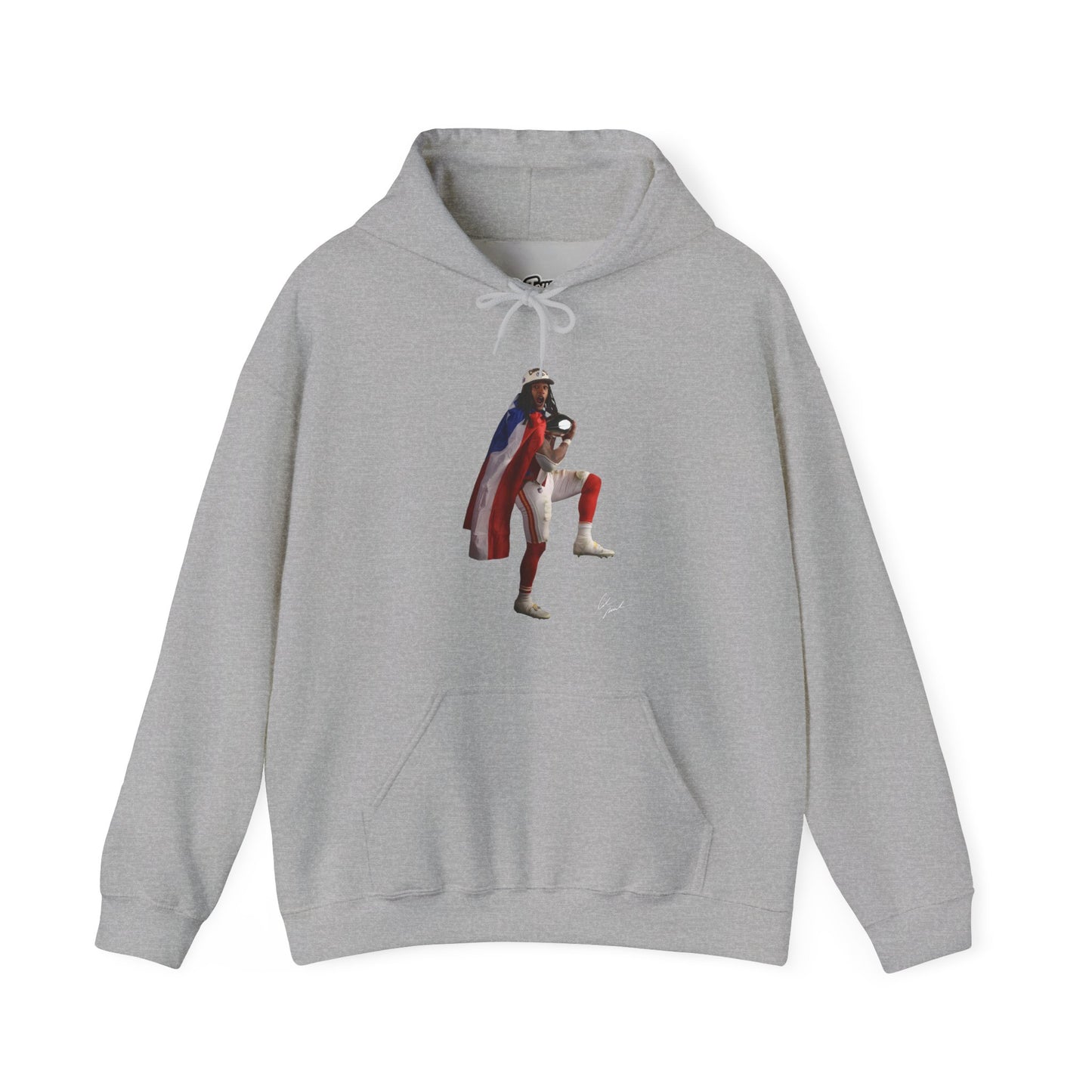 Isiah Pacheco Flag - Hoodie