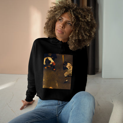 Clemente ...at the plate - Crop Hoodie