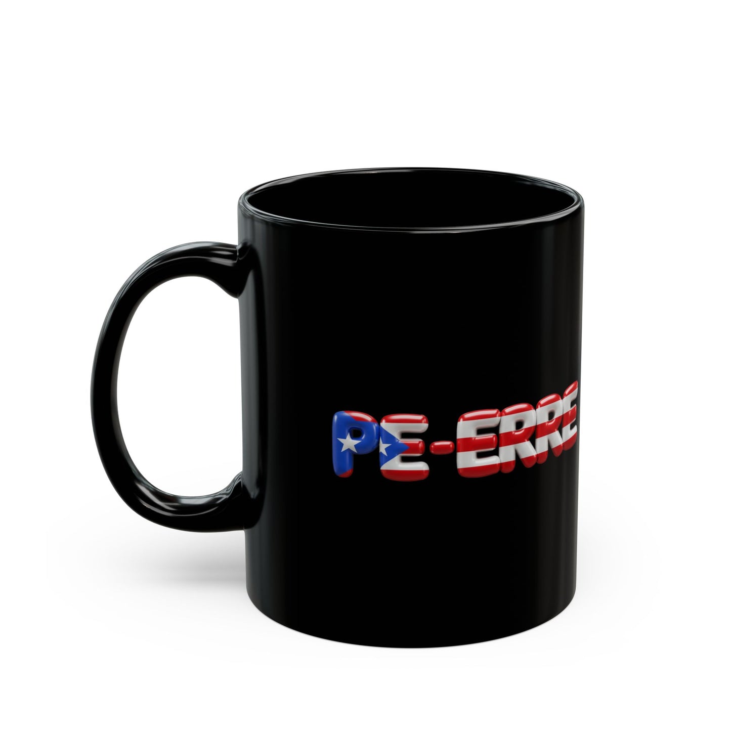 "Pe-Erre" Black Mug (11oz)