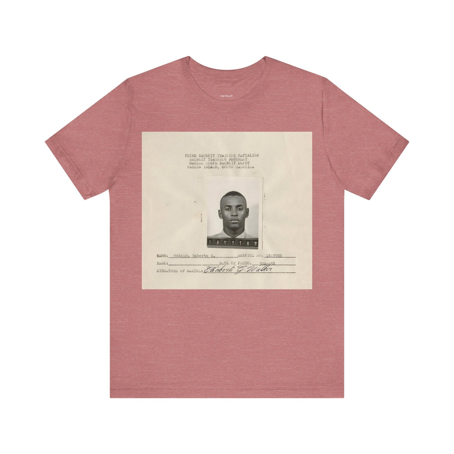 "Infantryman  Clemente: -  Short Sleeve Tee