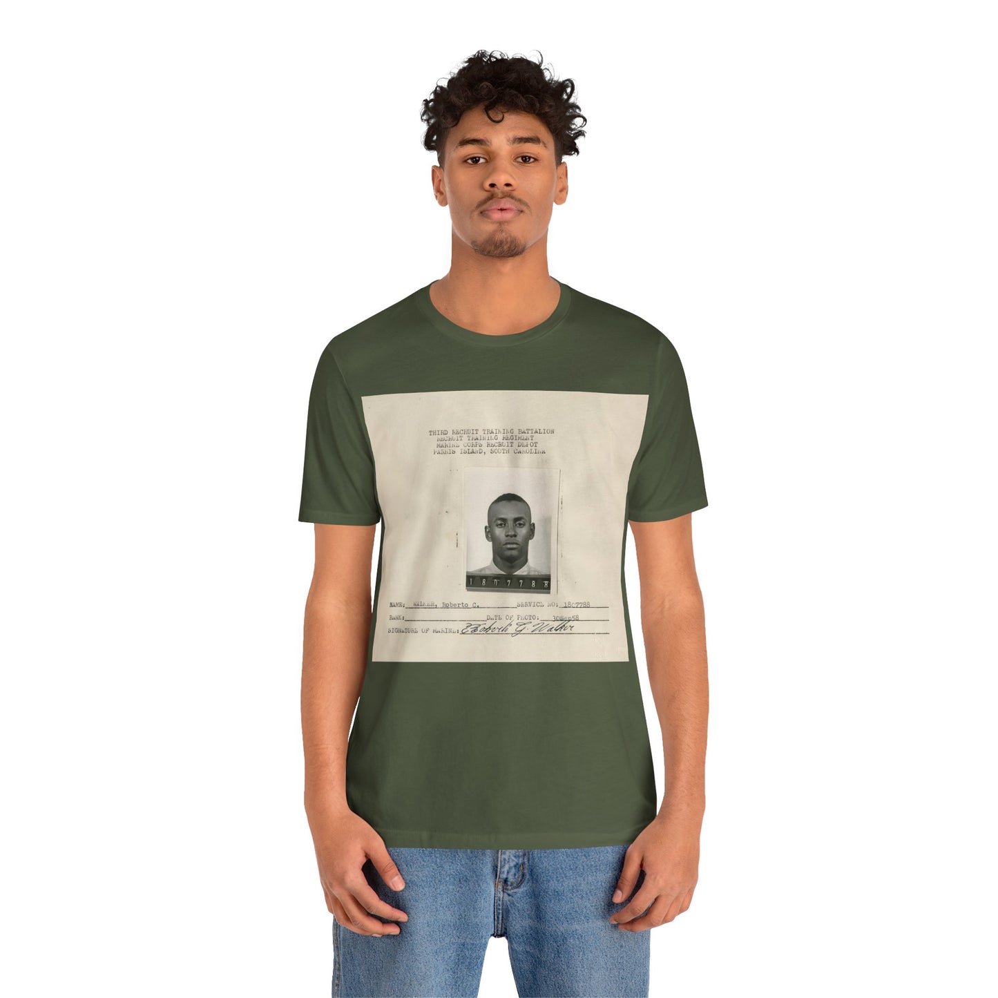 "Infantryman  Clemente: -  Short Sleeve Tee