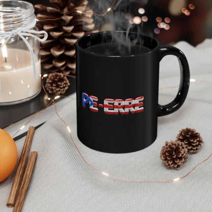 "Pe-Erre" Black Mug (11oz)