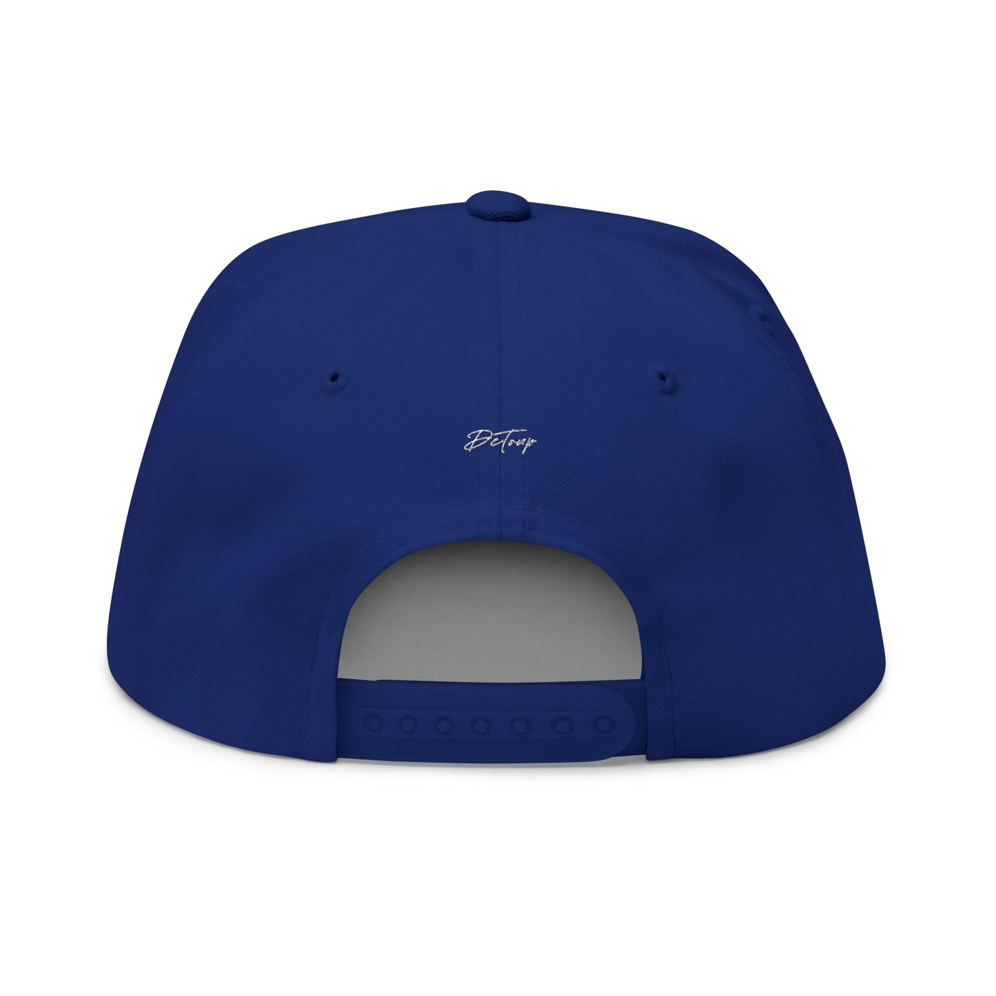 Vibrant Embroidered Flat Bill Cap - 'CAROLA'