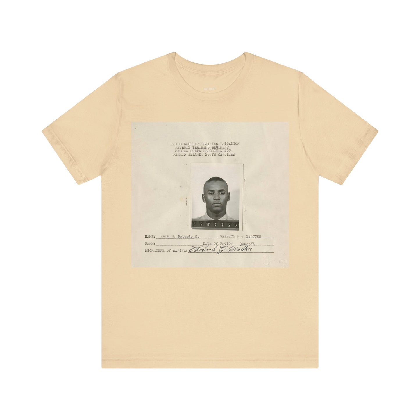 "Infantryman  Clemente: -  Short Sleeve Tee