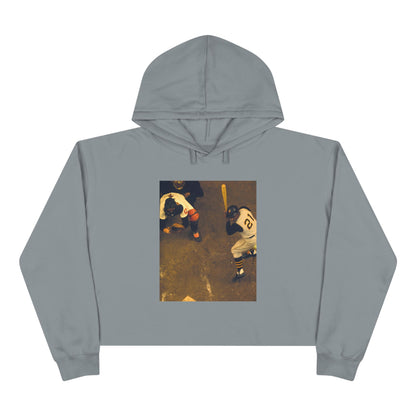 Clemente ...at the plate - Crop Hoodie