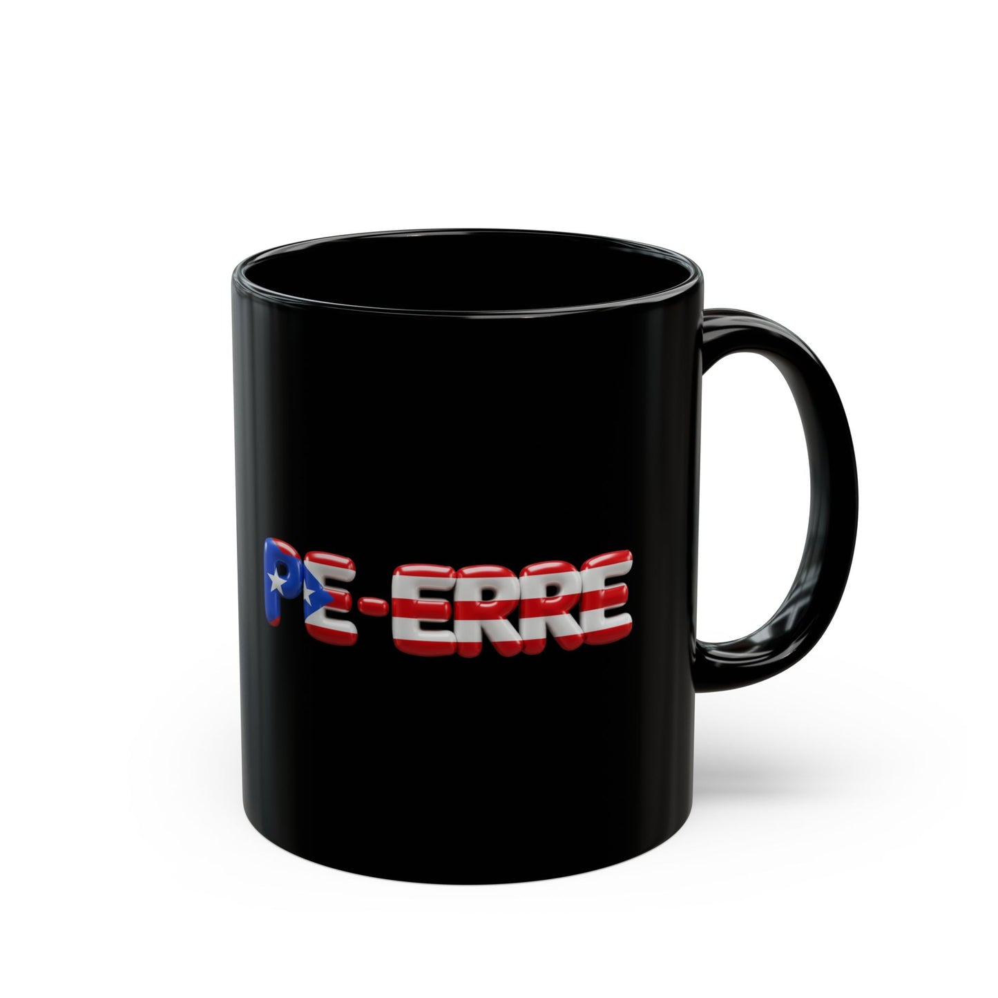 "Pe-Erre" Black Mug (11oz)