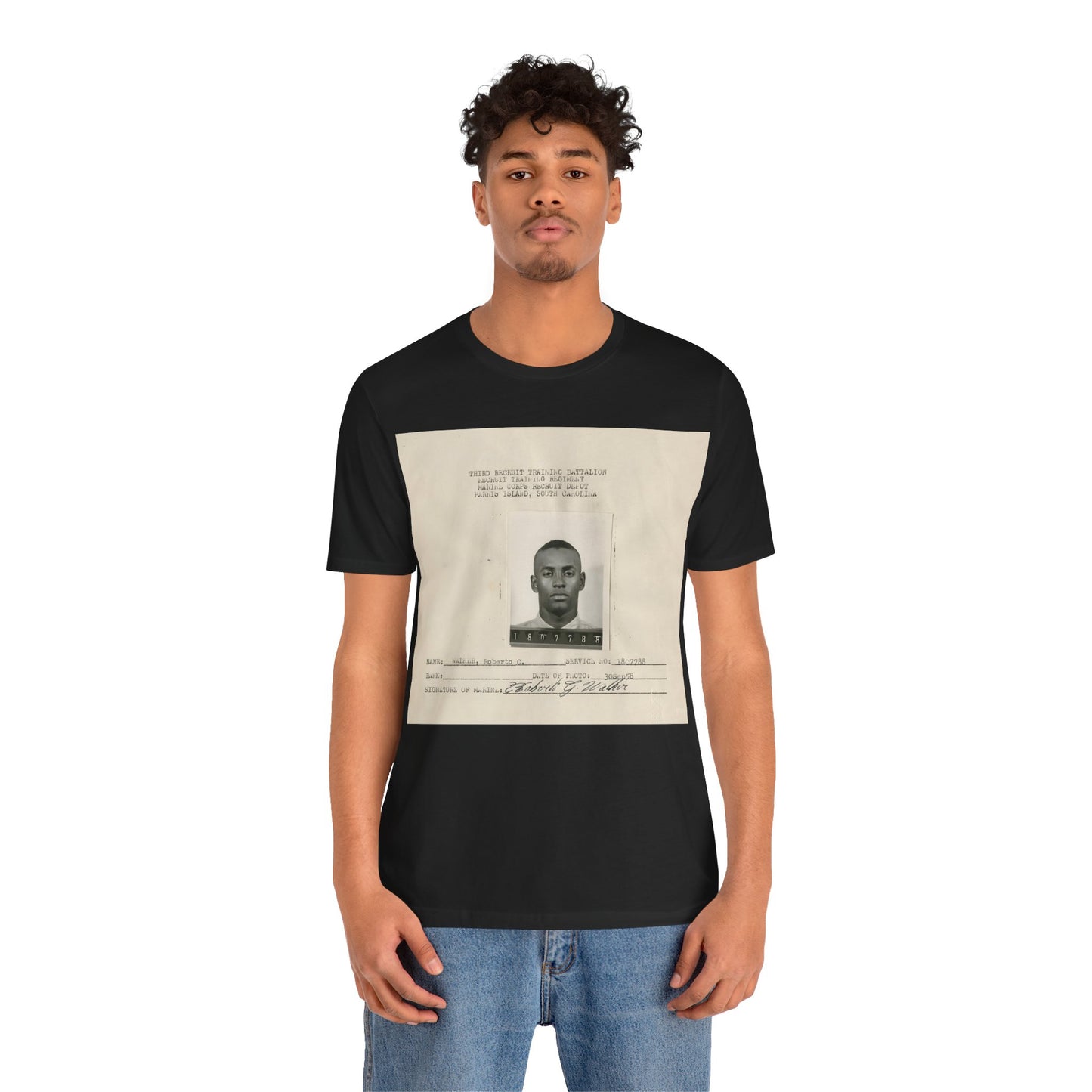 "Infantryman  Clemente: -  Short Sleeve Tee