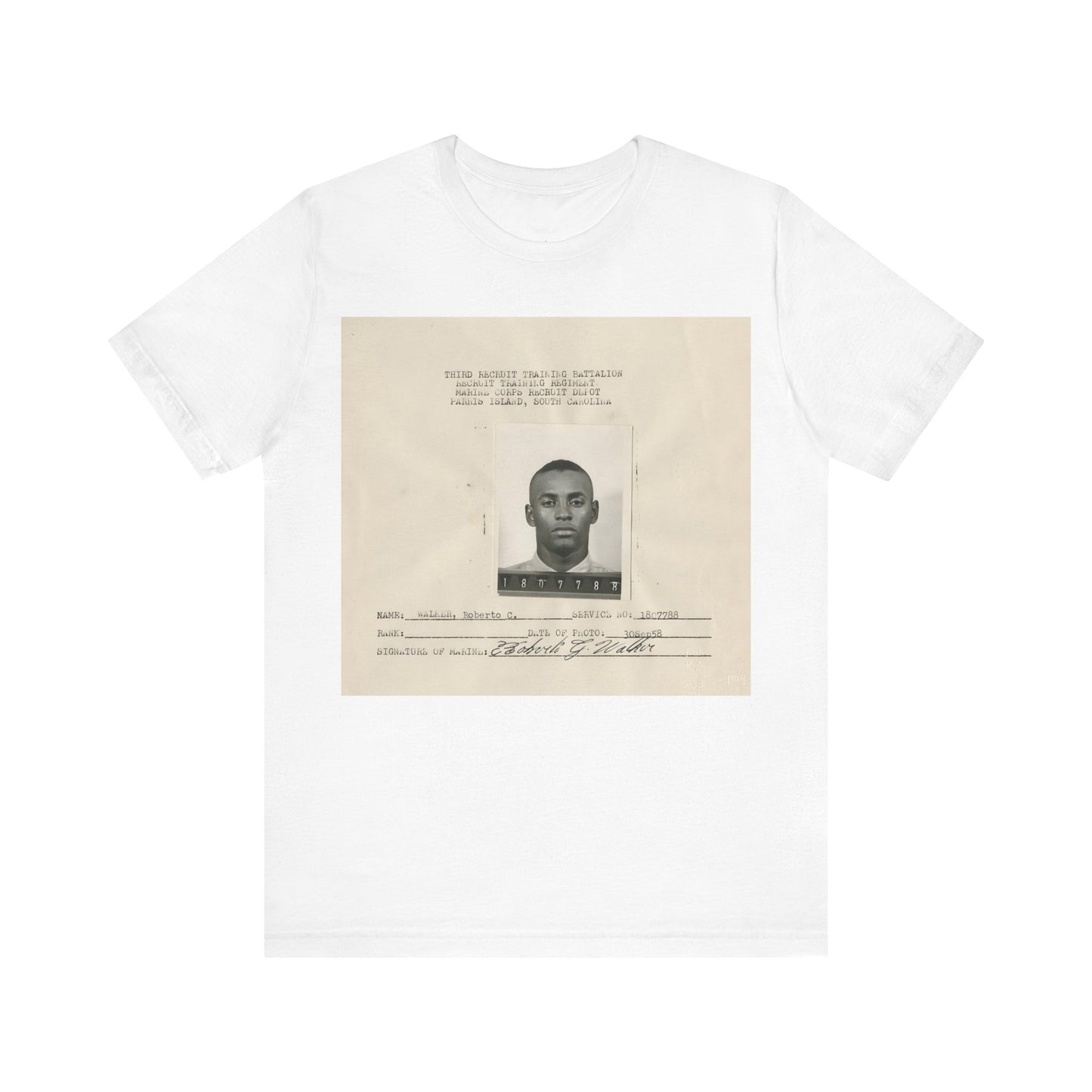 "Infantryman  Clemente: -  Short Sleeve Tee