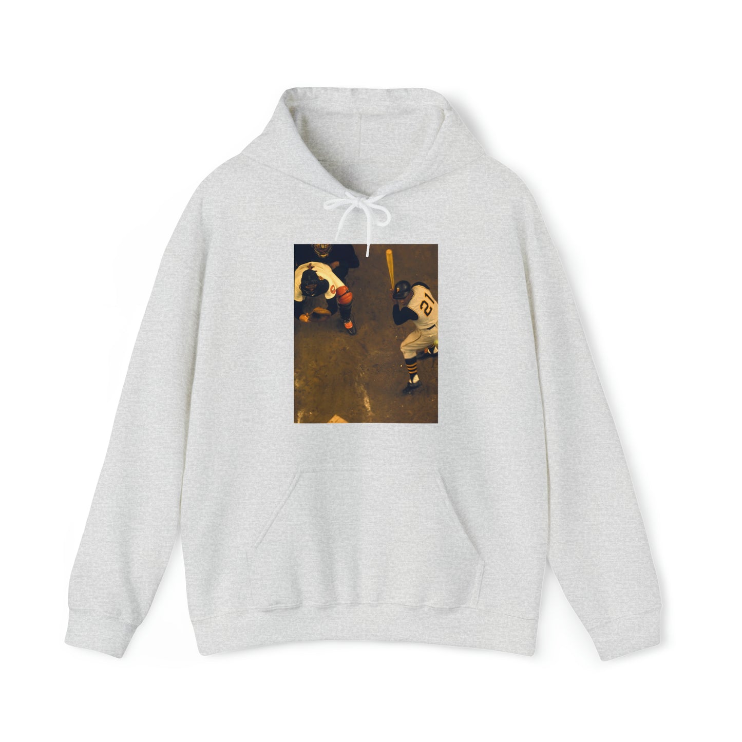 "Clemente ...at the plate" -  Hooded Sweatshirt