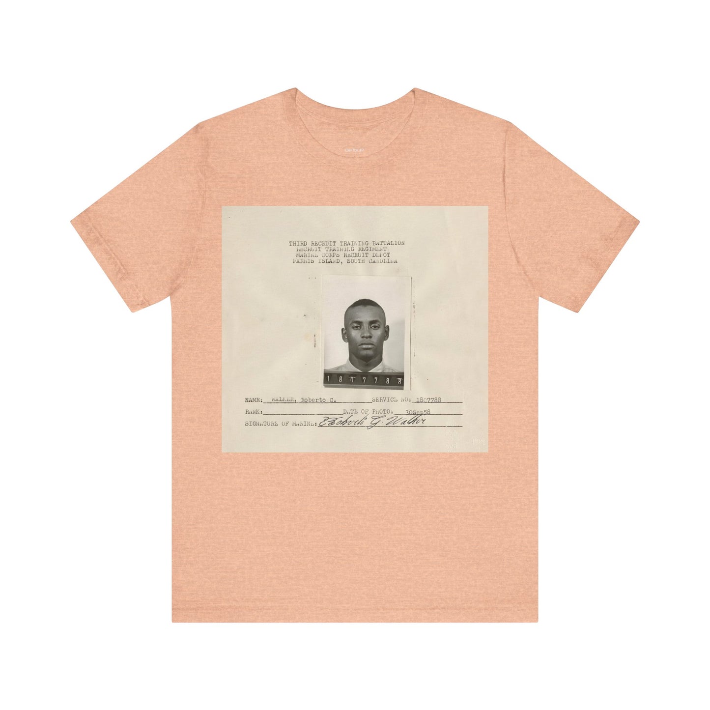 "Infantryman  Clemente: -  Short Sleeve Tee