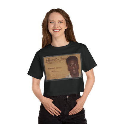 "Jordan College I.D." -  Cropped T-Shirt