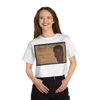 "Jordan College I.D." -  Cropped T-Shirt