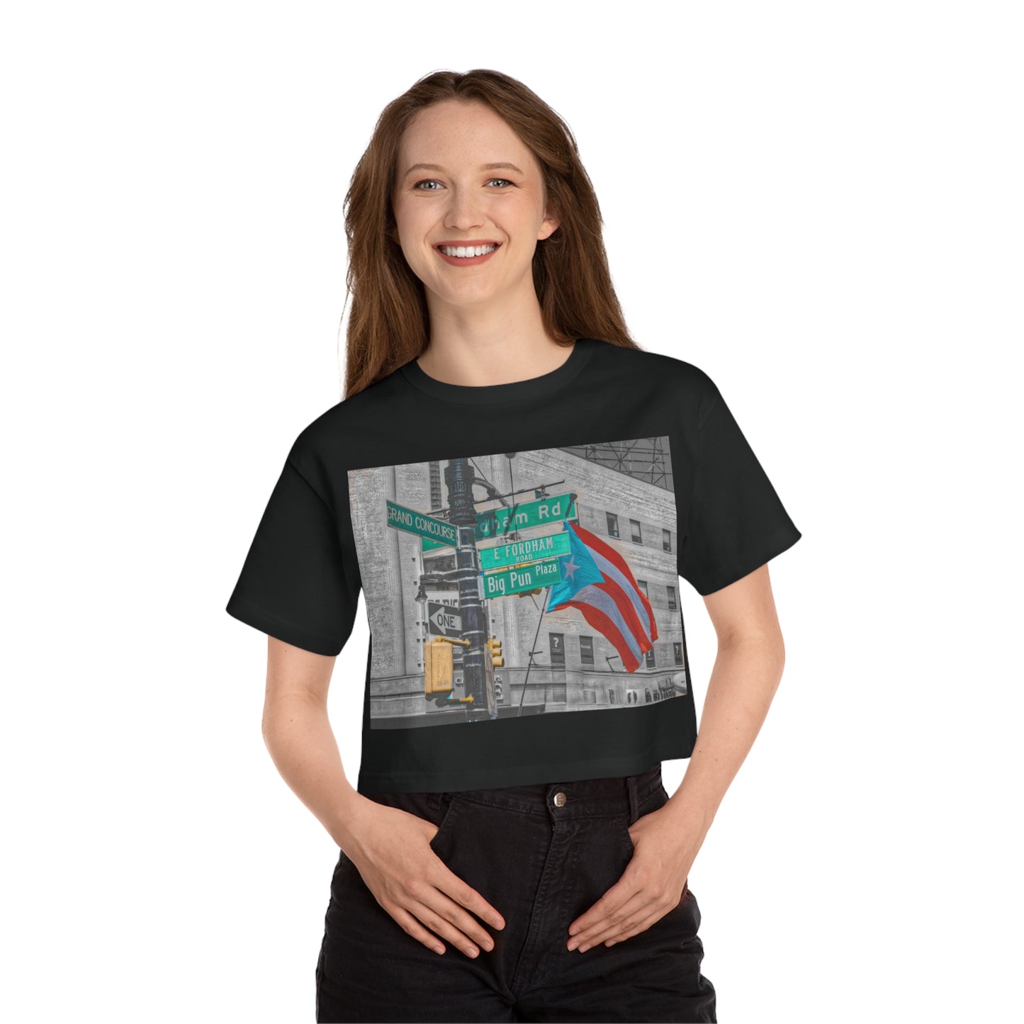 "Big Pun Blvd" -  Cropped T-Shirt