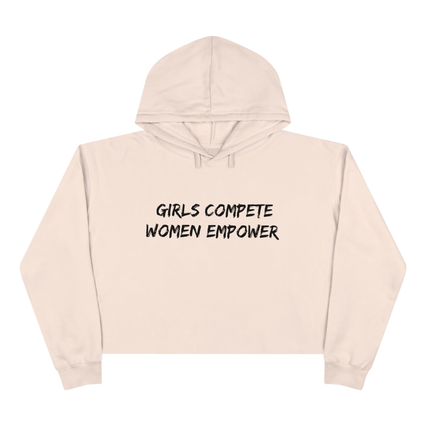 "Girls or Women" - Sudadera corta con capucha