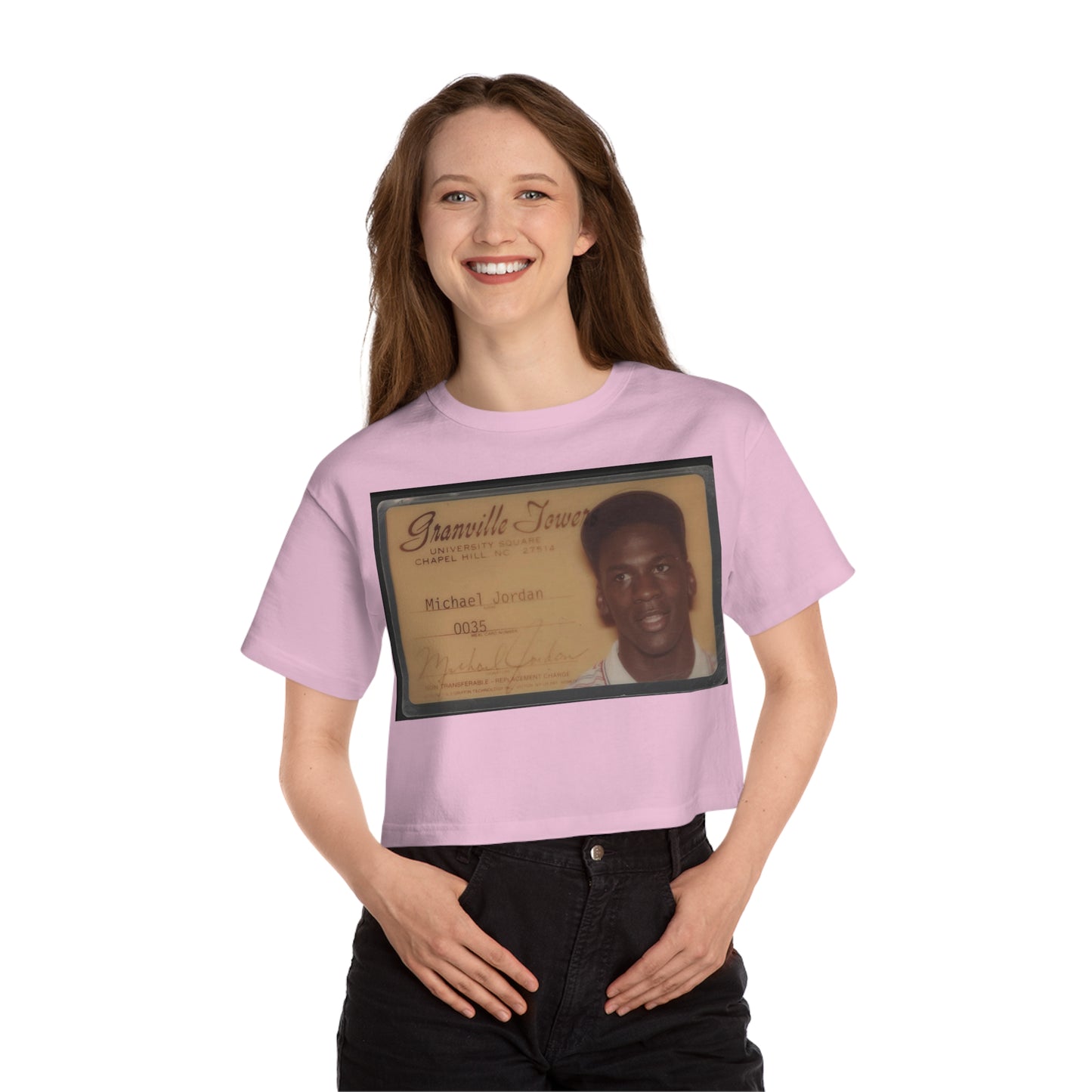 "Jordan College I.D." -  Cropped T-Shirt