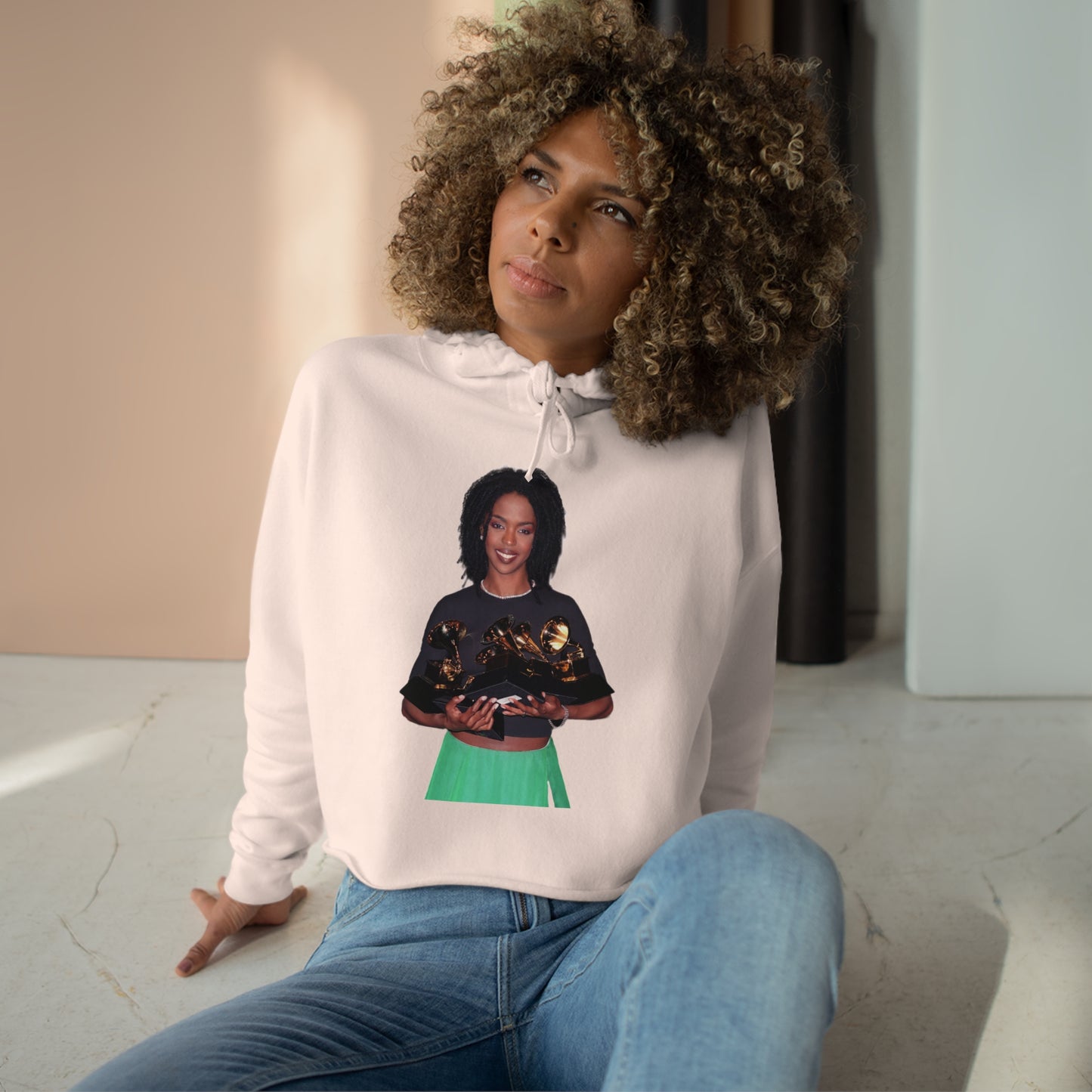 "Ms. Lauryn" - Crop Hoodie