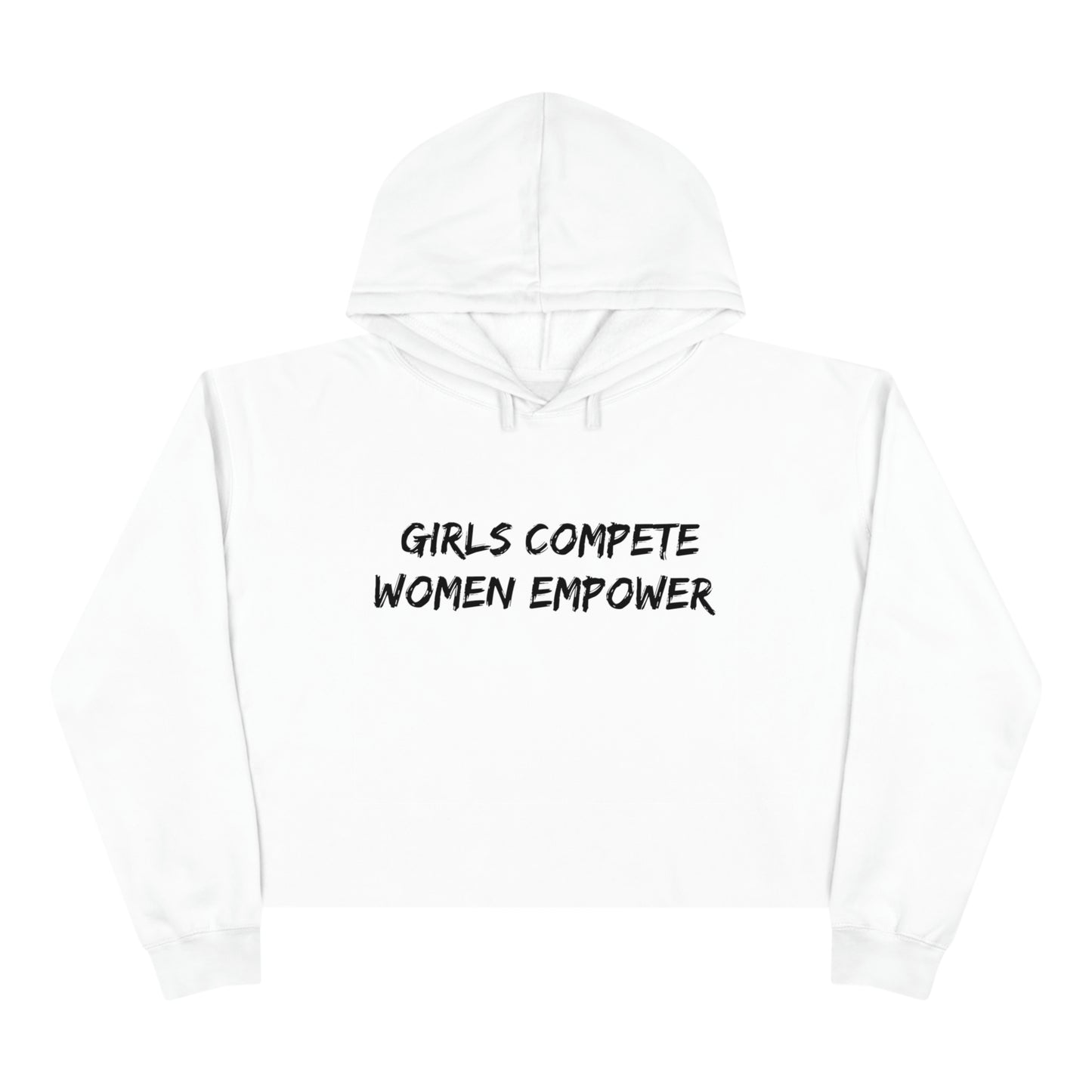 "Girls or Women" - Crop Hoodie