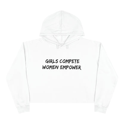 "Girls or Women" - Sudadera corta con capucha