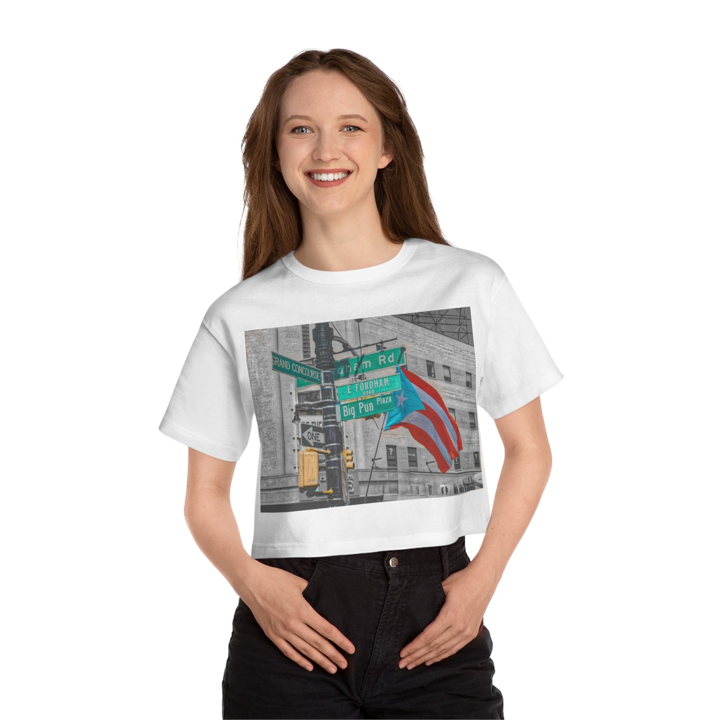 "Big Pun Blvd" -  Cropped T-Shirt