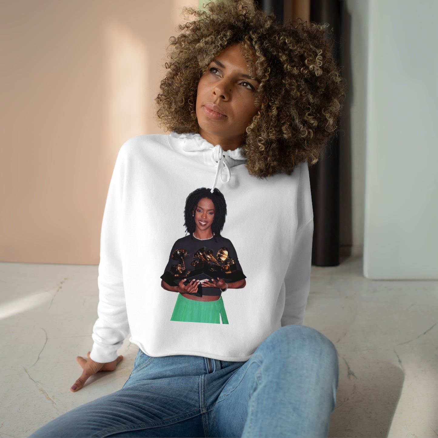 "Ms. Lauryn" - Crop Hoodie